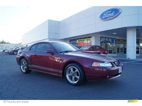 2004 40th Anniversary Crimson Red Metallic Ford Mustang Gt Coupe