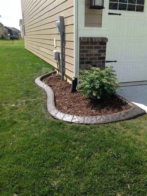 They make a simple, handsome border and work well as lawn edging material too. 1000+ ideas about Concrete Edging on Pinterest | Landscape Curbing ... | Landscaping around ...