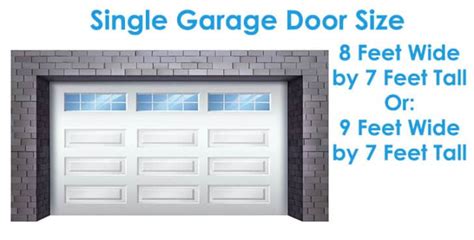 Standard Garage Door Sizes Single Double And Custom