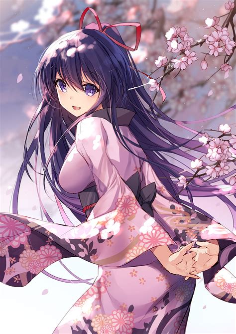 1920x1080px 1080p free download anime anime girls date a live yatogami tohka kimono 2d