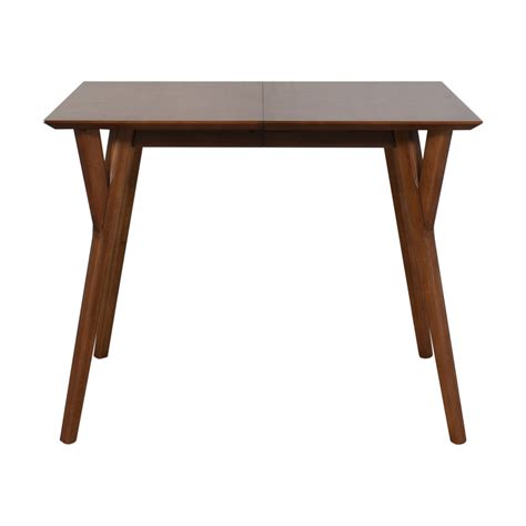 I never owned an expandable dining table. 34% OFF - West Elm West Elm Mid-Century Expandable Dining ...