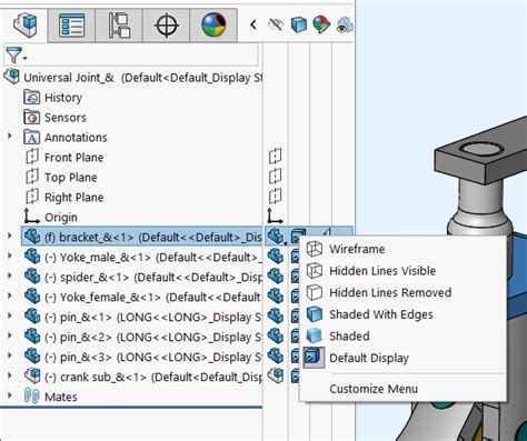 Navigating Your Solidworks Display Pane Computer Aided Technology