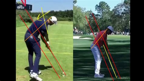 Bryson dechambeau completely changed the way i look at the golf swing. DJ - Bryson DeChambeau golf swing comparison - Setup 4 ...