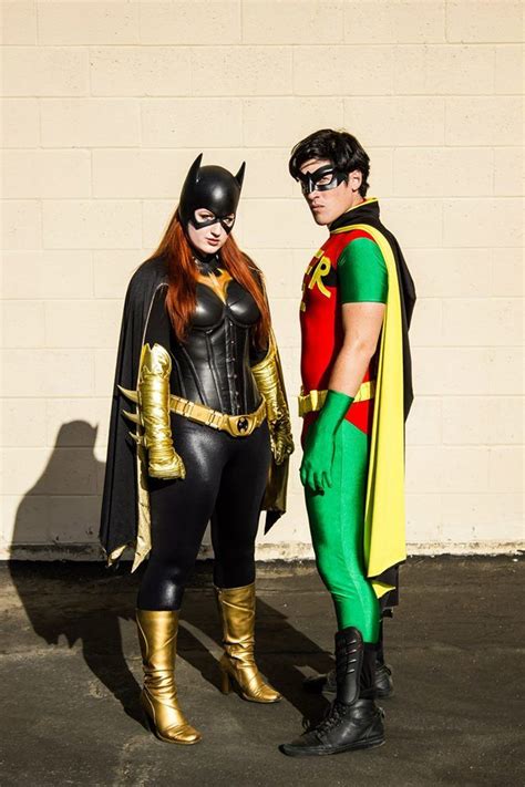 awesome batgirl and robin dc comics cosplay robin cosplay batgirl and robin