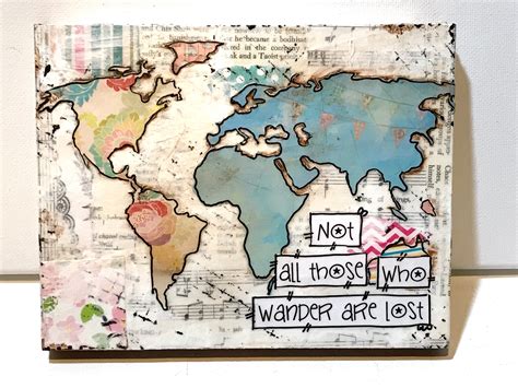 World Map Sign Inspirational Map Decor Map Signs Not All Etsy