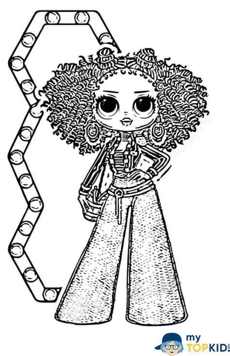 Lol Surprise Omg Dolls Coloring Pages Print New Dolls