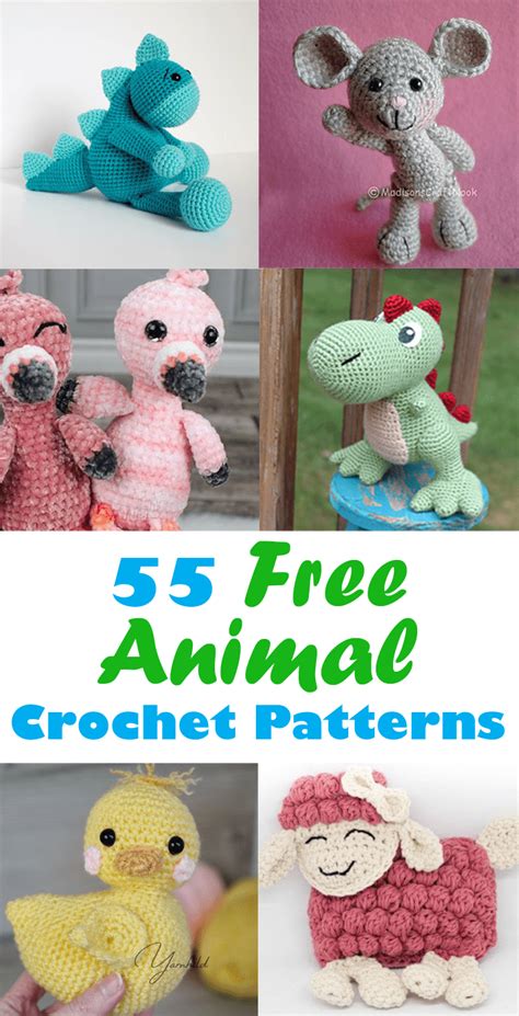 55 Free Animal Crochet Patterns Amigurumi Tips A More Crafty Life
