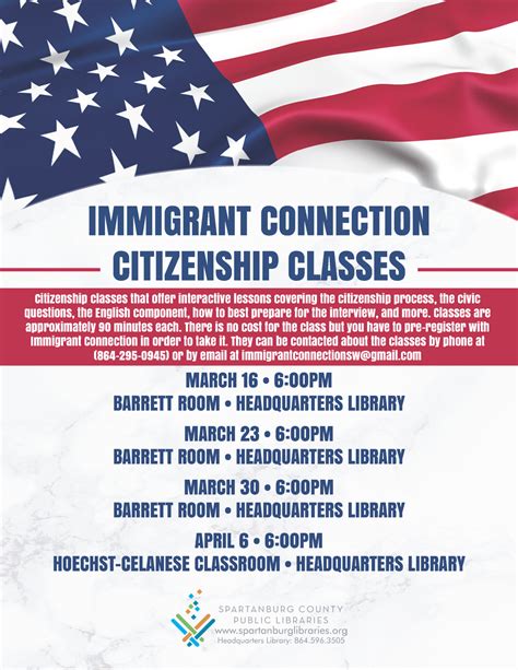 Immigrant Connection Citizenship Classes Upstate International