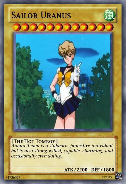 Sailor Uranus Yu Gi Oh Card By Amphitrite7 On Deviantart