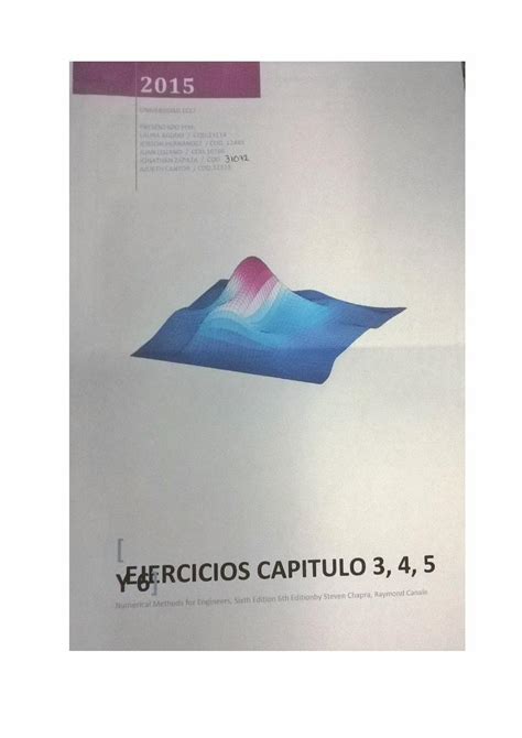 PDF Solucionario Metodos Numericos Para Ingenieros Steven Chapra