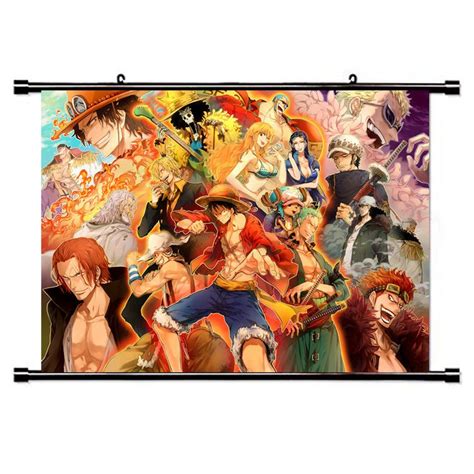 One Piece Anime Poster Scroll Anime Canvas Poster One Piece Anime