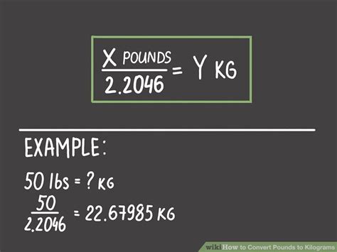 How To Convert Pounds To Kilograms 6 Steps With Pictures