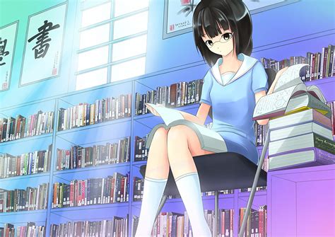 Top More Than 83 Anime Girl Reading A Book Latest Incdgdbentre