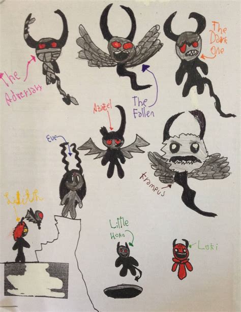 Nine Demons Tboi By Spinodrawman On Deviantart