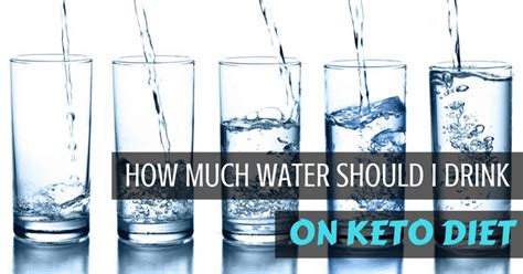 The amount of water suggested for a keto diet may also depend on a person's lifestyle and health condition. How Much Water Should I Drink On Keto Diet?