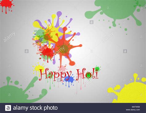 Illustration Of Abstract Colorful Happy Holi Background Stock Photo Alamy
