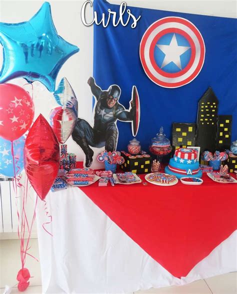 captain america birthday party ideas photo 1 of 13 captain america party captain america