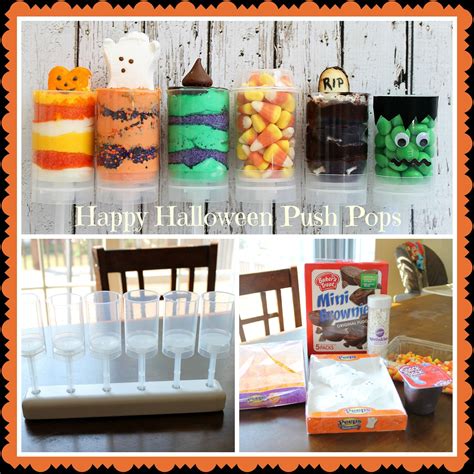 Halloween Push Pops Cake Push Pops Push Up Pops Halloween Recipes