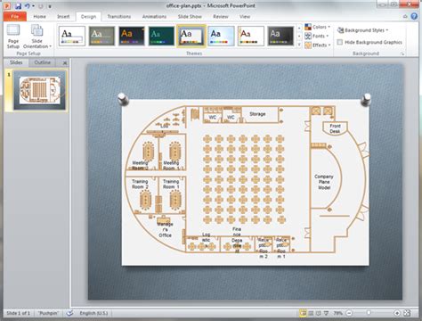 Office Plan Templates For Powerpoint