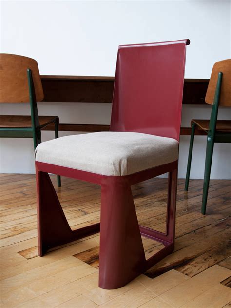 Metal folding chairs have two main benefits. Folded Sheet Steel Chair by René Prou at 1stdibs