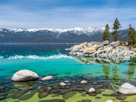 Lake Tahoe In October Nevada United States Landscape Wallpaper Hd