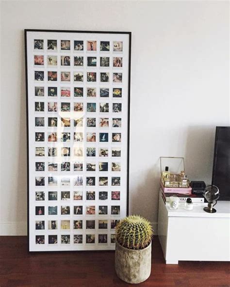 Diy Instax Polaroid Framed Collage In 2020 Gallery Wall Decor Photo