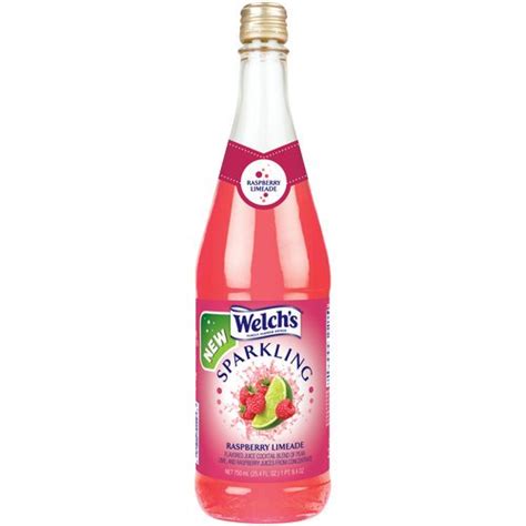 Welchs Sparkling Raspberry Limeade Shop Juice At H E B
