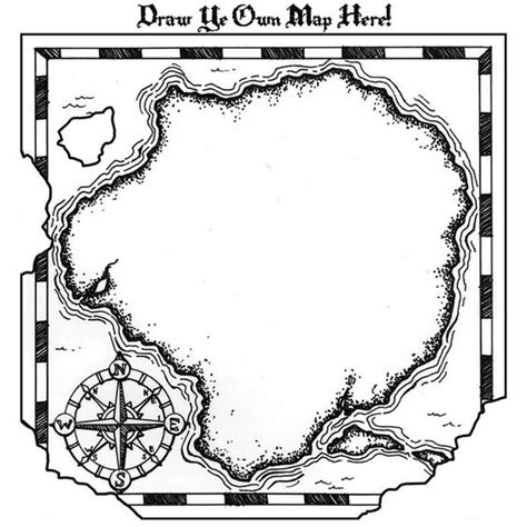 Stash, supply, cache, hoard, or trove. Treasure Map Templates For Children - ClipArt Best