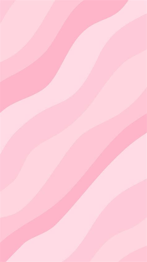 Free Download Phone Wallpaper Background Lock Screen Pastel Pink Wave