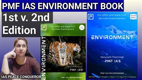 Pmf Ias Environment Book New2nd And Old1stedition Comparison