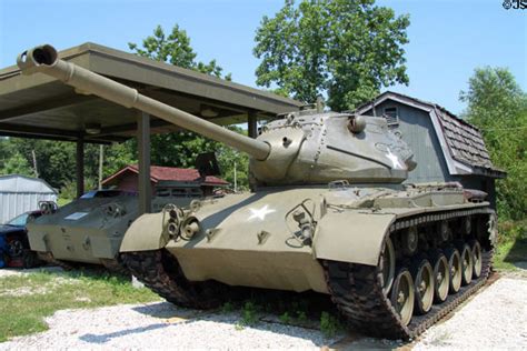 M47 Patton Tank At Indiana Military Museum Vincennes In
