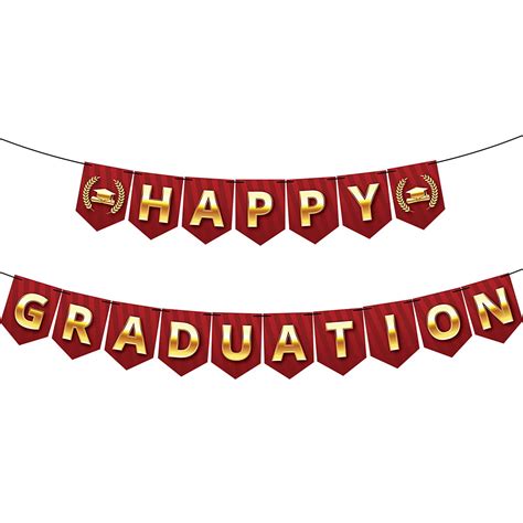 Happy Graduation Banner For Graduation Party Supplies 2021 Etsy