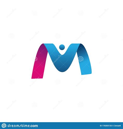 Maybe you would like to learn more about one of these? Letter M With Man Vector Logo Design. Stock Vector ...