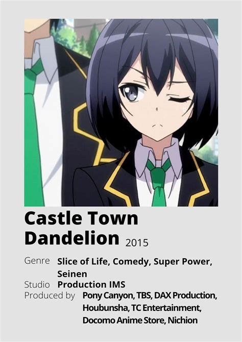 Castle Town Dandelion Filmes De Anime Fantasia Anime Fanarts Anime