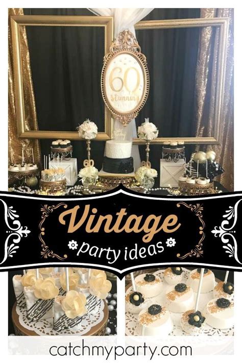 60 And Stunning Birthday 60 And Stunning Catch My Party 60th Birthday Party Decorations