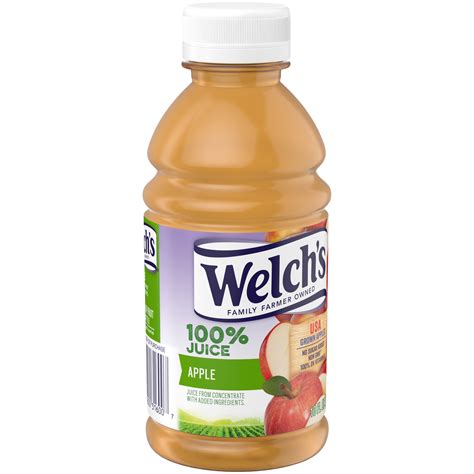 Welchs Apple 100 Juice 10 Fl Oz Bottle La Comprita