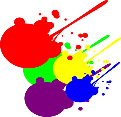 Paint Splatter Clip Art At Clker Com Vector Clip Art Online Royalty