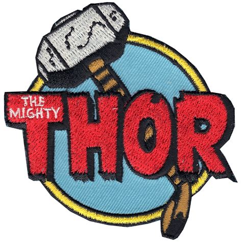 Collectables Thors Hammer Mjolnir Comic Character Logo Iron Or Sew On