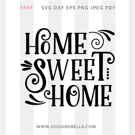 Home Sweet Home Svg• A Free Svg For Cricut And Silhouette