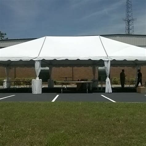 X Frame Tent Installed Rent All Plaza Of Kennesaw