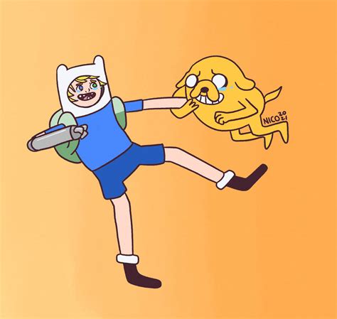 Finn And Jake From Adventure Time By Nicos Wurld On Deviantart