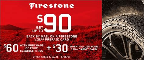 Firestone Destination Le3 Tire Rebate
