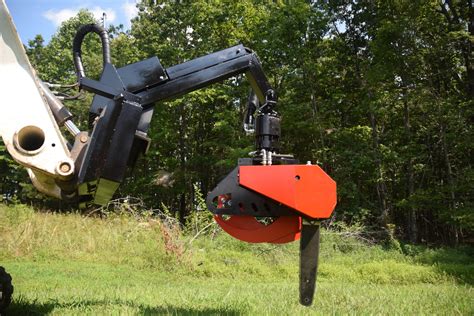 Grapple Saw Skidsteer Attachment Icm Equipment Na Corp