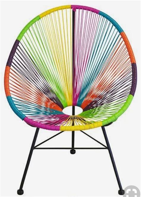 Pair Of Rainbow Acapulco Chairs Lounge Chair Outdoor Acapulco Chair
