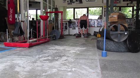 The diy equipment competition keeps growing. Farmers Walk 260kg - YouTube