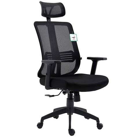 black mesh high back executive office chair swivel desk chair with syn daal s