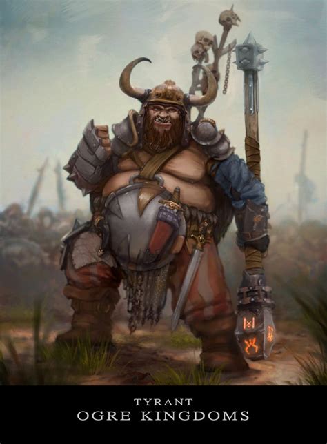 Ogre Kingdoms Tyrant Ogre From Warhammer By Cesede Warhammer Fantasy