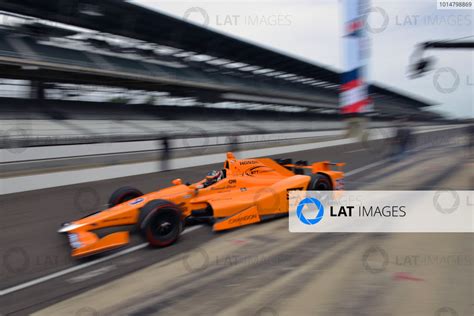 Verizon Indycar Series Fernando Alonso Test For Indianapolis