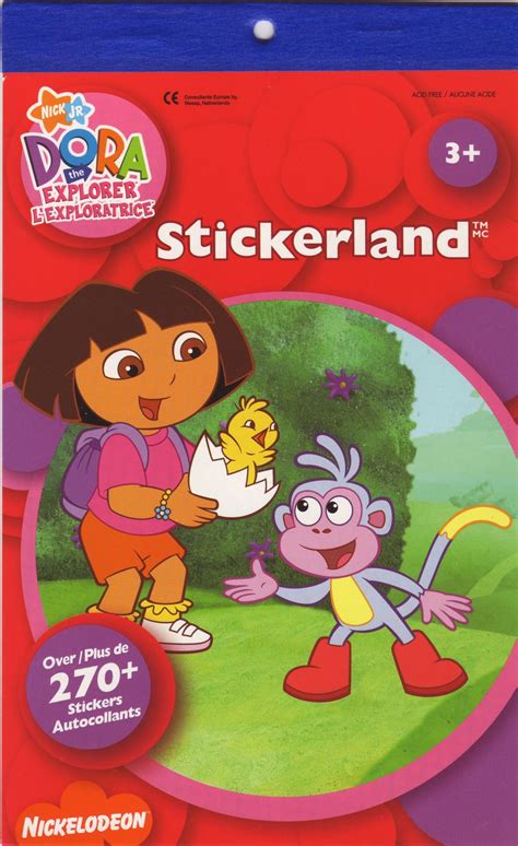 Nick Jr Dora The Explorer Nickelodeon 270 Stickers Stickerland
