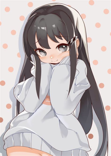 Sakurami Sumi Original Highres 1girl Black Hair Blush Closed